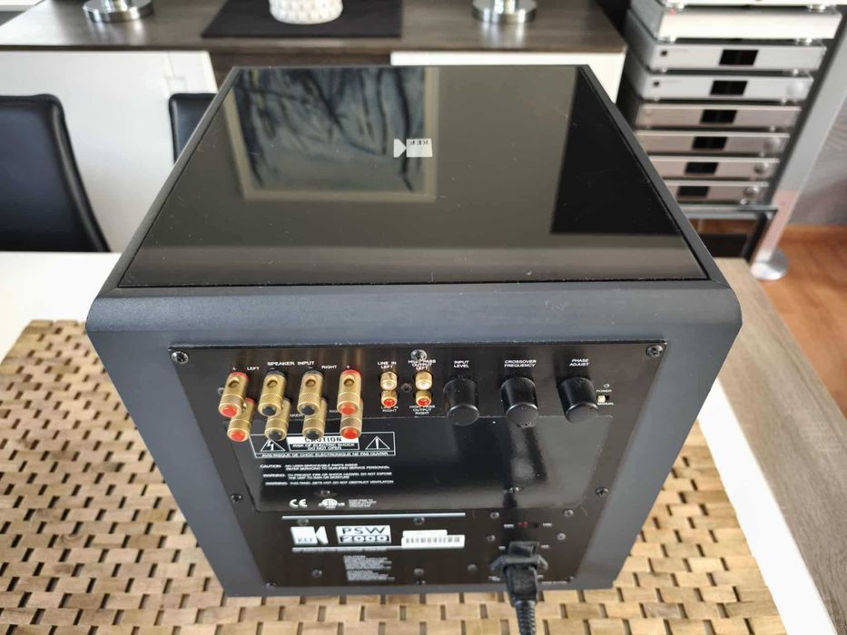 KEF PSW2000 Subwoofer aktywny *czarny*  200wat (zadbany)