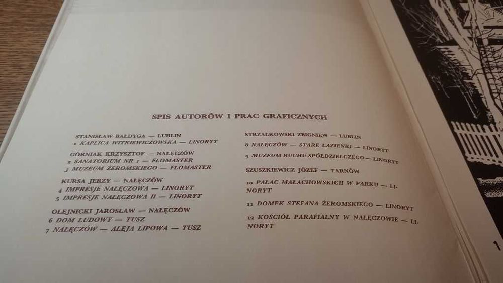 Nałęczów Grafice 12 szt, 1968 rok
