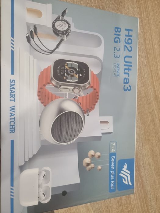 H92 Ultra 3 smartwatch + coluna+ acessórios / caixa nova e selada