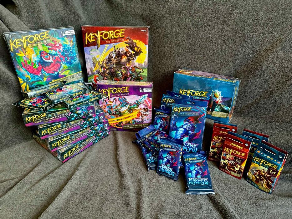 KeyForge zestaw talii fabrycznie nowych, warte ponad 2000zl!