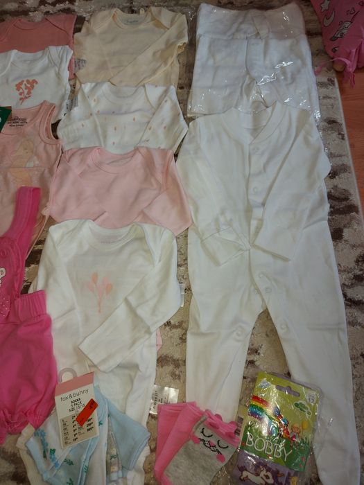 Пакет вещей на девочку от 0до 9мес