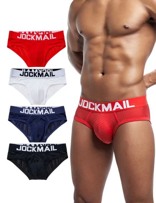 4-pack Oddychające slipy męskie JOCKMAIL L