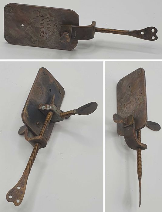 Quatro réplicas de microscópios antigos de Antoni Van Leeuwenhoek