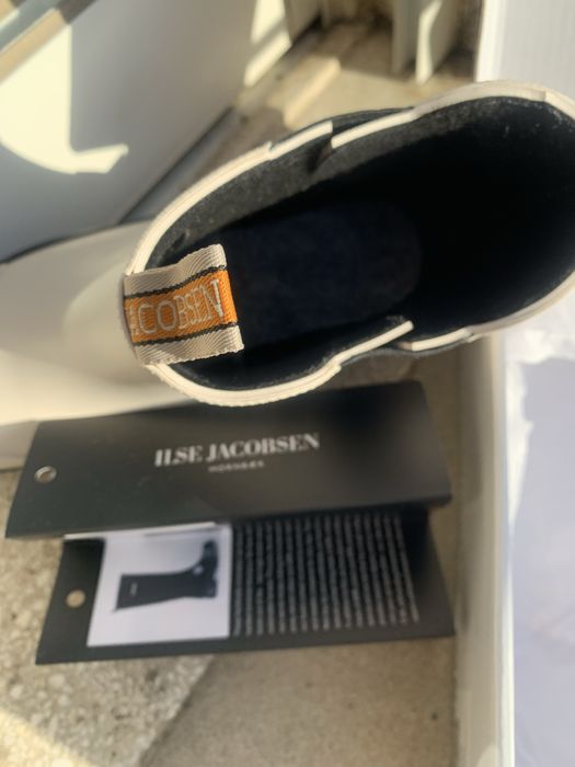 Botas Ilse Jacobsen Hornbæk 38 Chelsea Rain Milk Creme