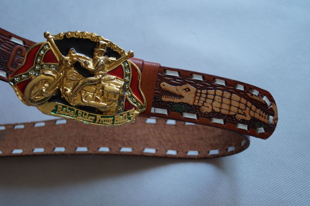Pasek Rebel Rider Crocodile USA orginal