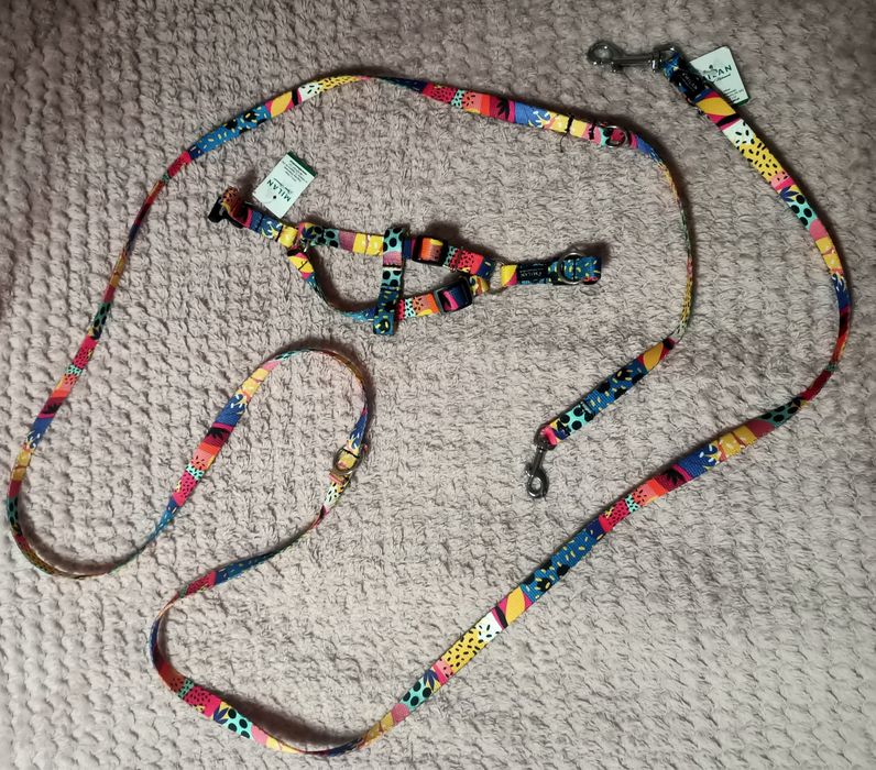 Zestaw spacerowy dla psa, Milan Zbigniew Milanowski smycz szelki