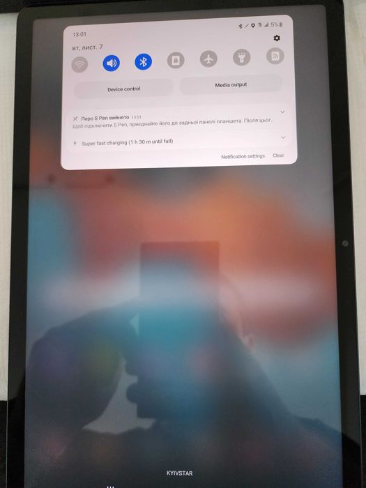Планшет Samsung Galaxy Tab S7 5G LTE 128GB Wi-Fi Black SM-T878U Новий