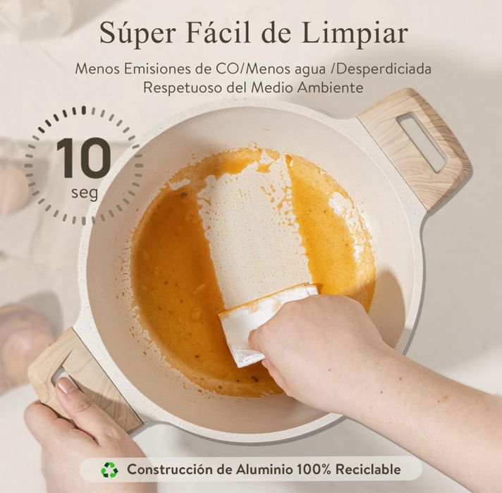 Conjunto de frigideiras antiaderentes, 14 peças