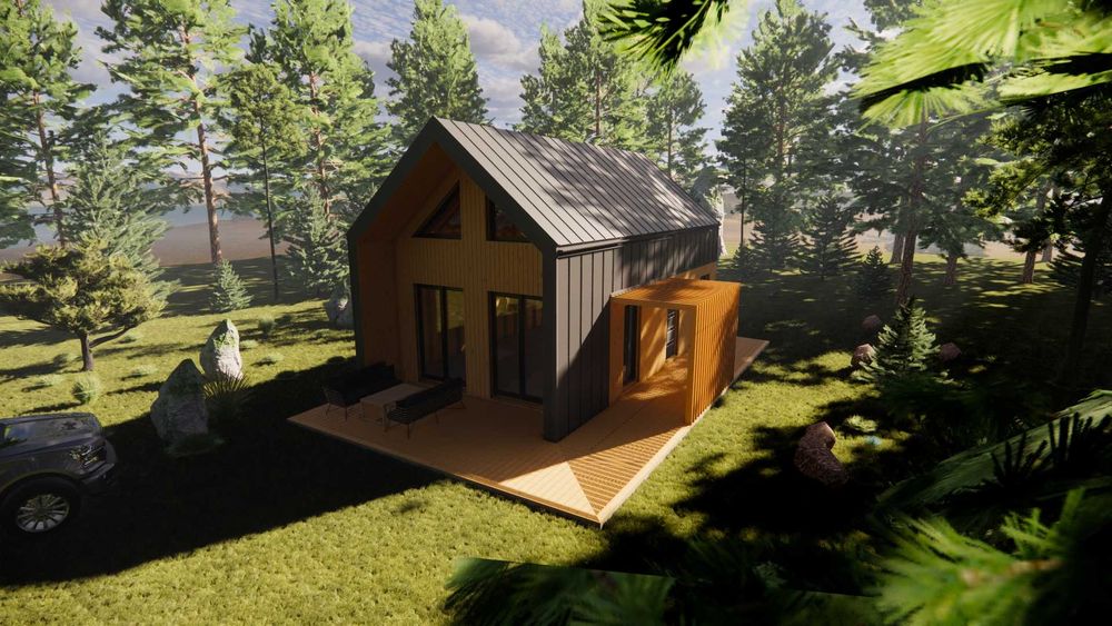 Dom stodoła 70m2 35m2 na zgłoszenie Letniskowy Całoroczny