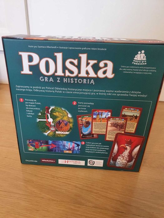 Gra planszowa - Polska, gra z historią, Trefl, wiek 8+