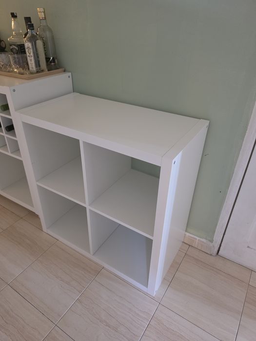 ***IKEA** *  KALLAX
Estante, branco, 77x77 cm