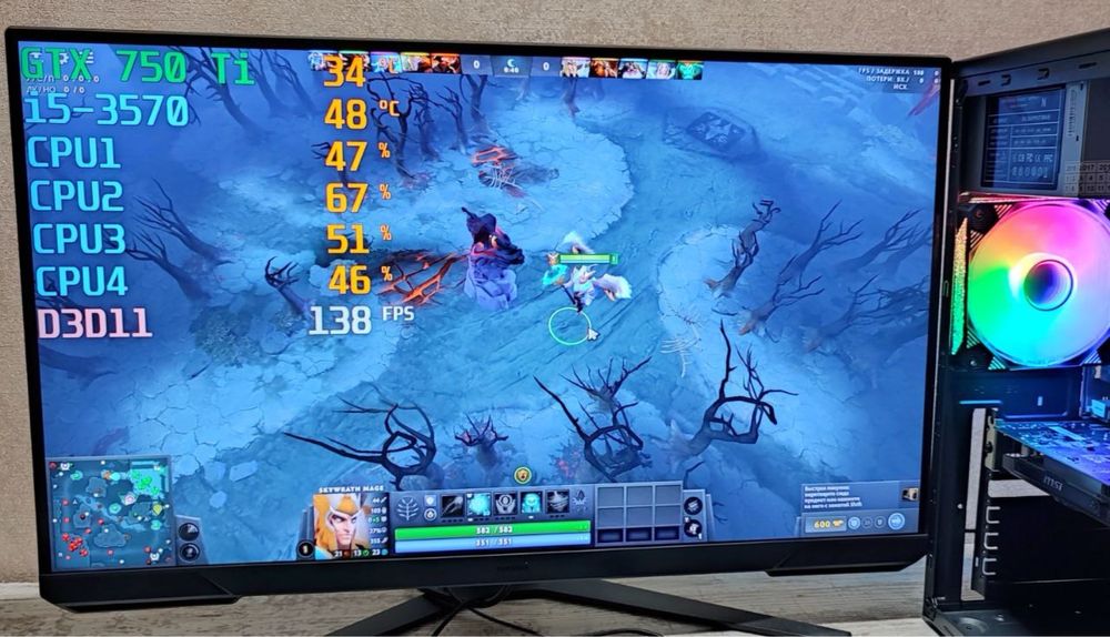 Игровой ПК i5 GTX750Ti cs2 gtaV wot dota fs standoff Компьютер