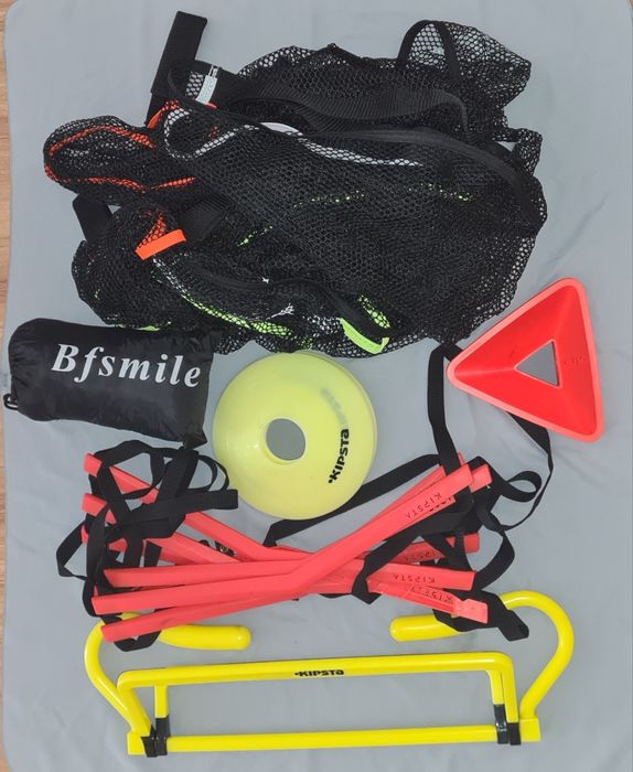 Conjunto de acessórios para treino de futebol