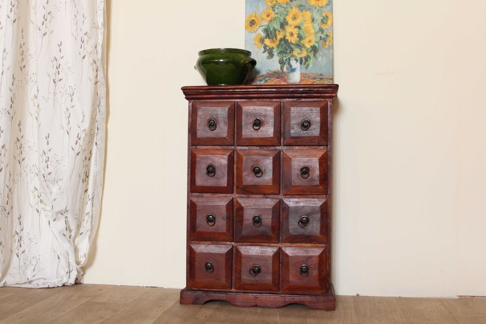 Komoda kolonialna z szufladami egzotyczna szuflandia