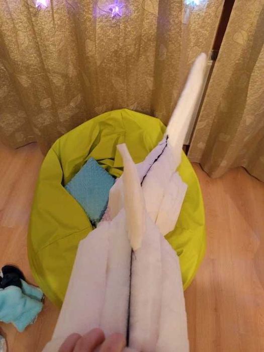 Fursuit mini partial rekin z niedokonczonym ogonem