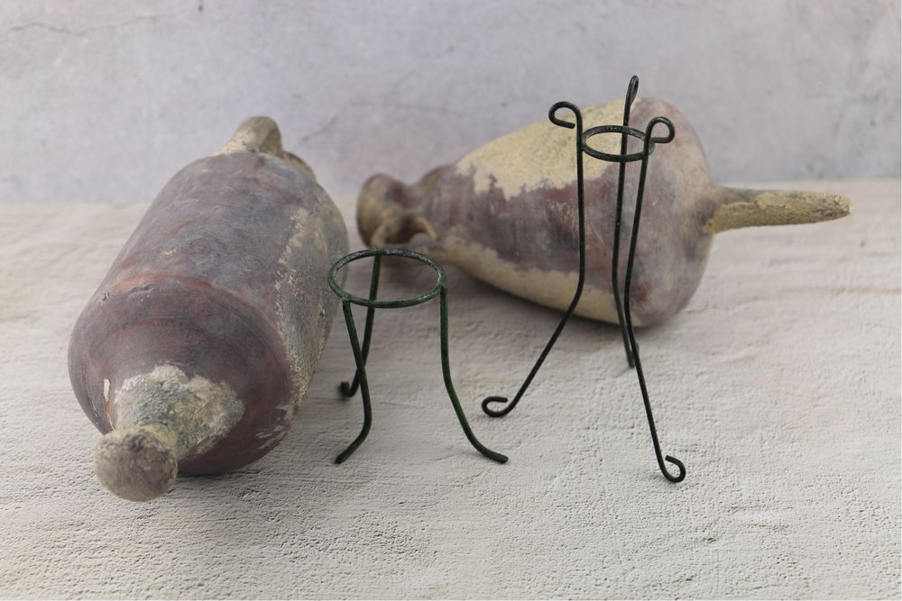 Potes imitar antigo com suportes