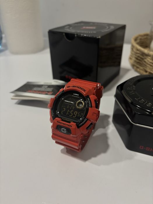 Casio G-Shock G-8900A-4DR czerwony piękny