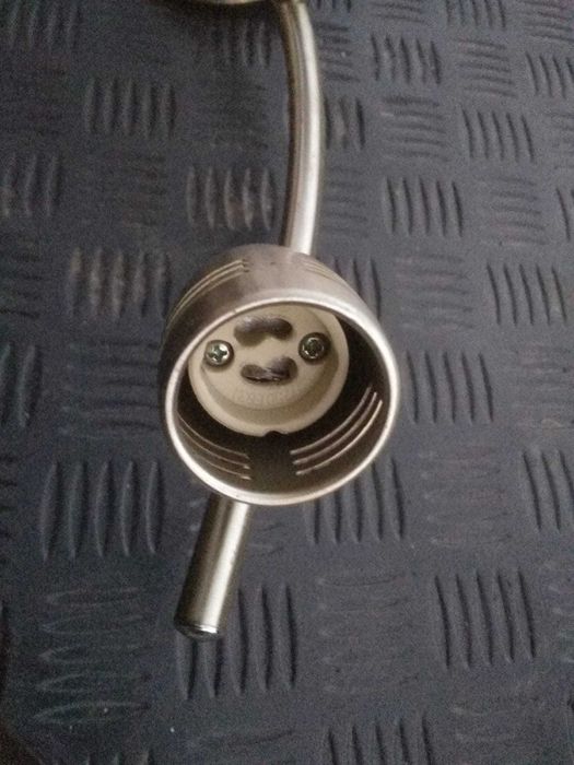 Żyrandol lampa styl nirdzewka 4 x spot light  dekor