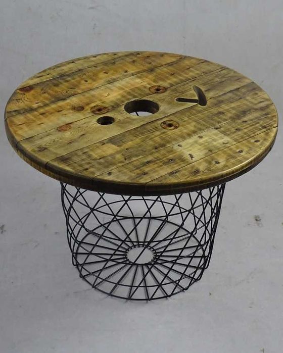 Blat na stół drewniany talerz okrągły 100 -105 cm duży wybór LOFT