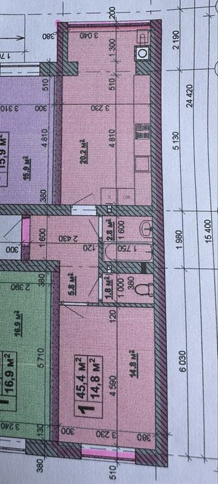 Продаж 1к  квартира 45.4 м2 Ходосівка Леоніда Каденюка Нова Конча Заспа Обухівський