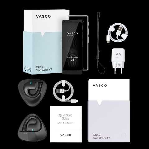 Vasco Translator V4 Black Onyx + E1 - ZAMÓW !!!