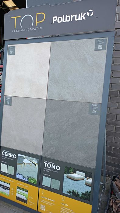 Płyta gresowa ceramiczna na taras 60x60x2 różne kolory ZOYA z dostawą