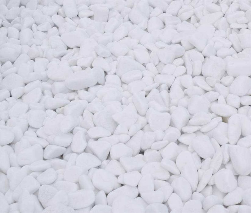 Otoczak Dekoracyjny Biały LAS W SŁOIKU SZKLE 1-3cm 1KG WYSYŁKA