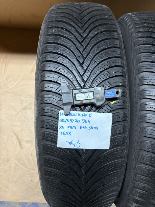 2x 195/55R20 95H MICHELIN ALPIN 5 opona zimowa M+S 3PMSF XL RANT