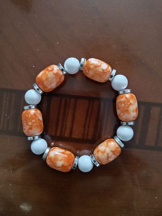 Bransoleta  koral naturalny