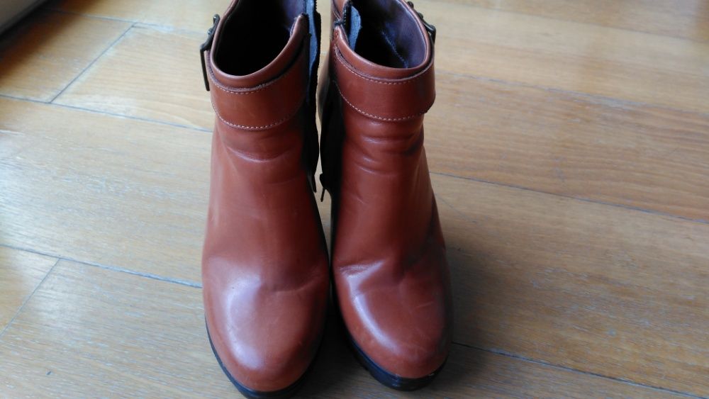 Botas camel em muito bom estado, 37