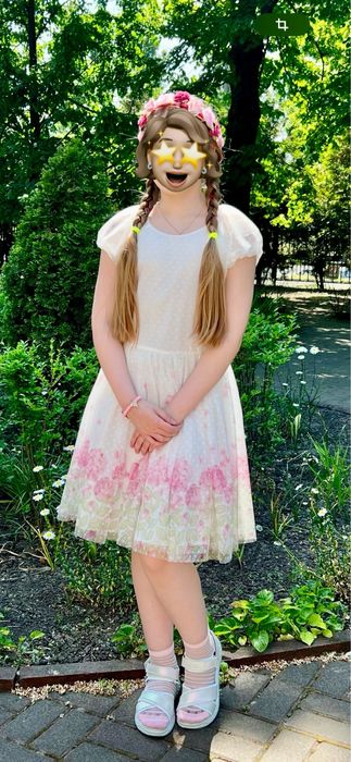 Нарядное летнее платье