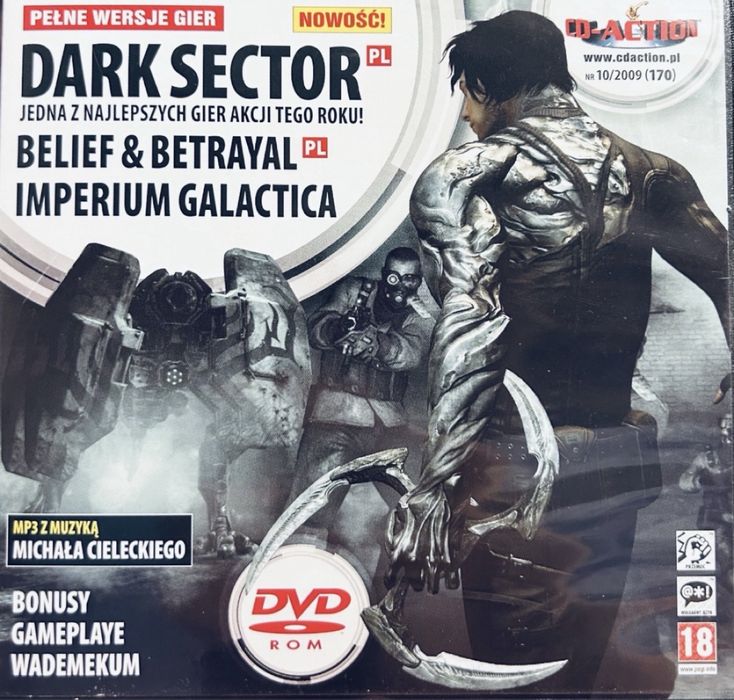 Gry CD-Action DVD 170: Dark Sector, Imperium Galactica, Belief & Betre