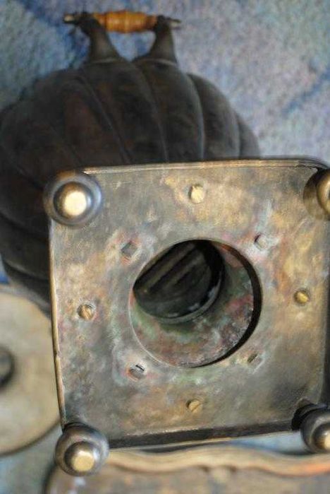 Самовар посеребренный антикварный коллекционный Царская Польша.