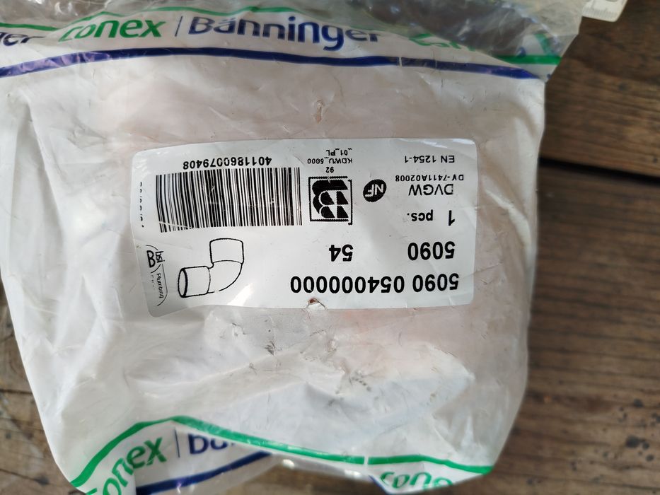 Kolana 90 stopni Cu 54 2k, 2szt.