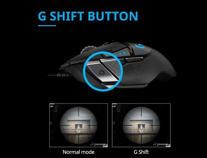 Миша Logitech G502 Hero