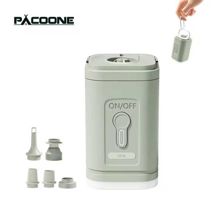 Elektryczna pompka z akumulatorem! 3 w 1 z oświetleniem