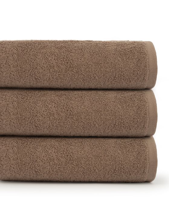 Ręcznik kąpielowy 70x140 brązowy TAUPE 450g/m2