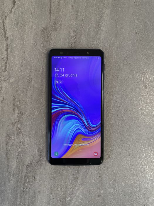 Samsung Galaxy A7 (2018) | 64 GB | Granatowy (navy)