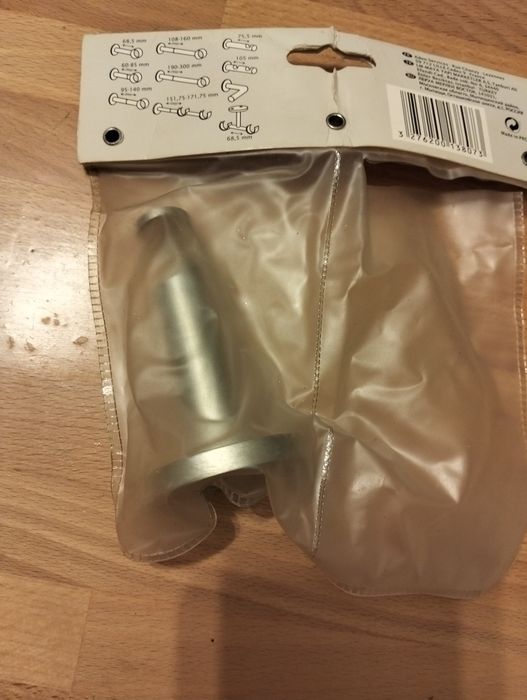 Encaixe para cortina metal prateado