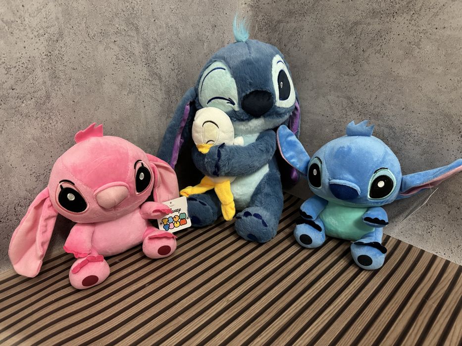 Мягкая игрушка Стич стичь и ангел / мʼяка іграшка Стіч стічь та енджел