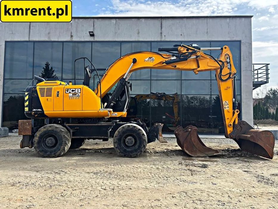 JCB JS 145 WT4 KOPARKA KOŁOWA 2016R. | JS 130 160 313 315 CAT KOMATSU PW 140