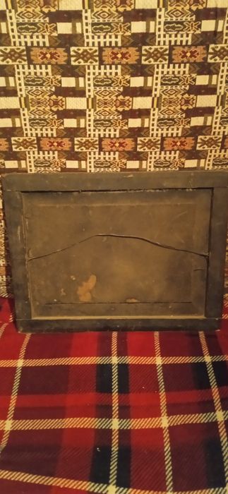 Картина на металле  "Смотрины".