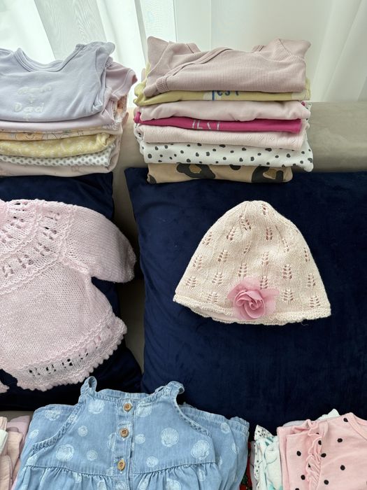 Zestaw dla dziewczynki 68, 53 sztuki