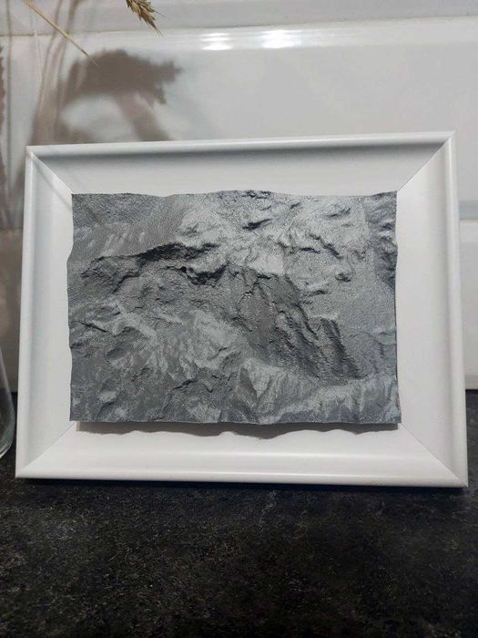 Продам картину La Grande Casse French Alps надруковану на 3d принтері