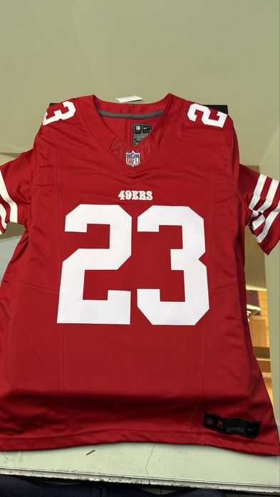 NFL Jersey autografado nunerado c inscricao Christian McCaffrey