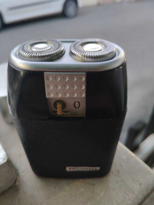 Máquina de barbear Philips, philishave compact de 1970
