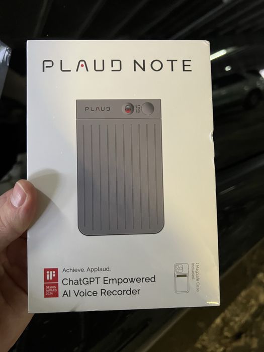 Диктофон Plaud Note ChatGPT Empowered AI Voice Recorder Black