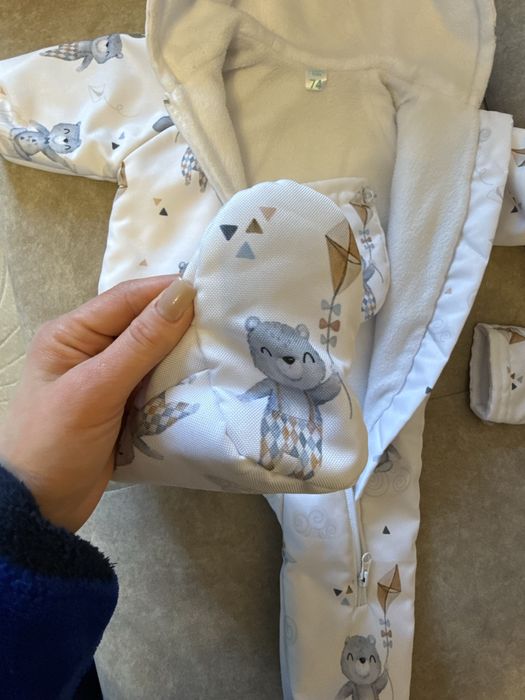 Демісезонний комбінезон 74см