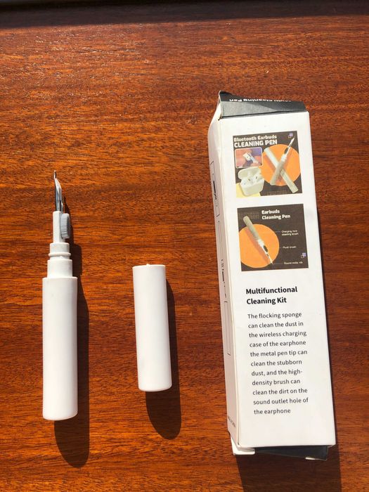 Escova de limpeza 2 em 1 para fones