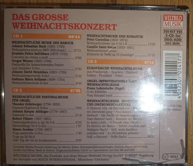 Zestaw 20 CD płyt muzyka klasyczna